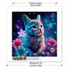Новое поступление 5D DIY Полный круг Алмазная мозаика «Цветы и кошки» Вышивка Крестиком Декор для дома Подарок