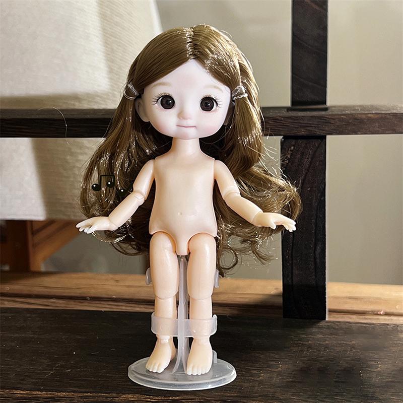 1 dona 16 sm li turli ifodalarga ega qo'g'irchoq, chiroyli 1/8 BJD qo'g'irchoq, 13 bo'g'imli harakatlanuvchi qo'g'irchoq qiz o'yinchoq