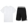 Nike Short Sleeve T-Shirt And Shorts Casual Sports Set Men Tops, Bottoms AR4999-100+DH7161-010