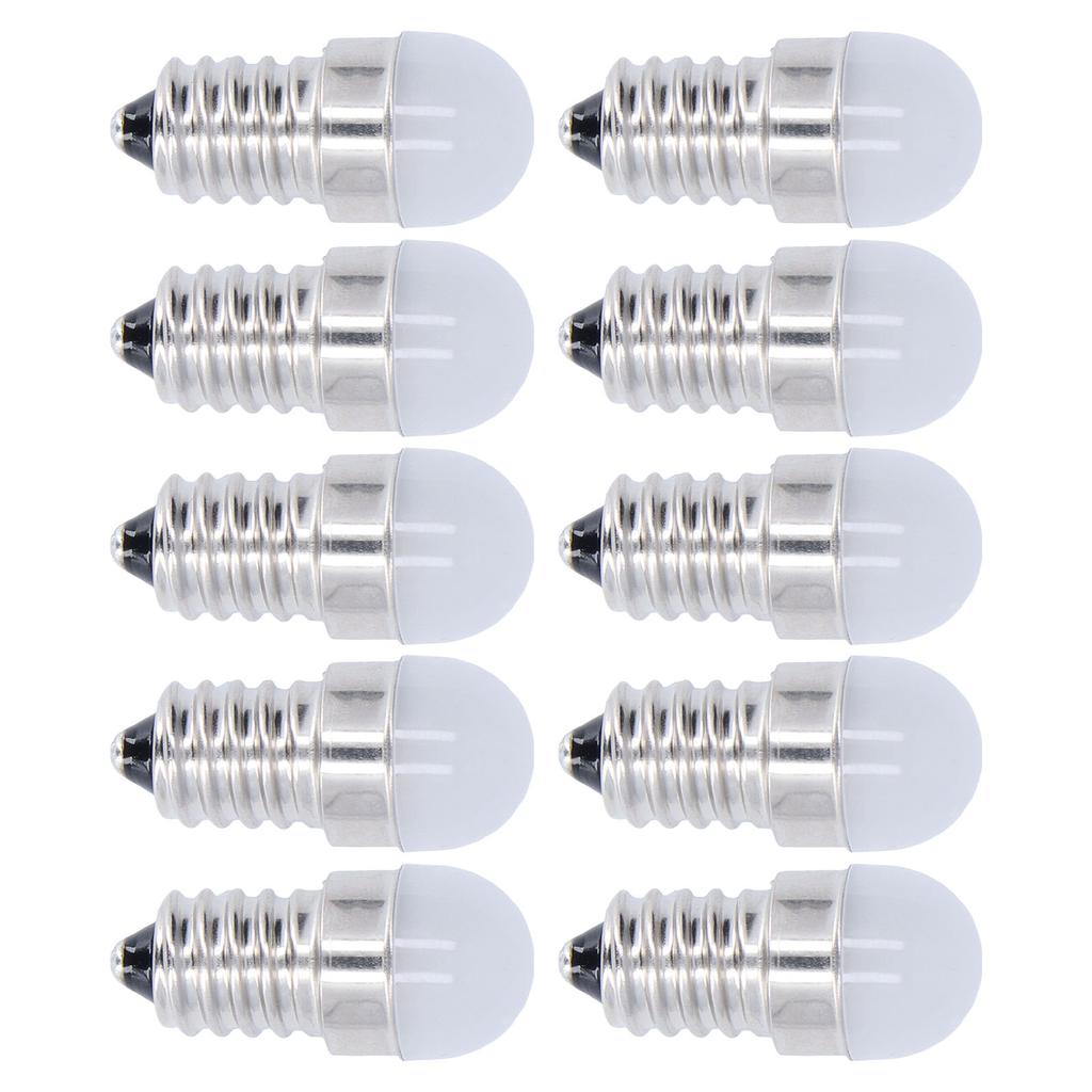 10pcs E14 Bulbs Energy Saving Warm White Light LED Small Bulbs for Ceiling Lamp Wall Lamp 500lm