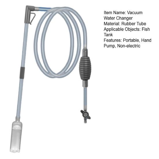 Fish Tank Cleaner And Aquarium Water Changer Hand Pump Siphon Vacuum Cleaner Kit for Small Tanks Gravel Sand Cleaning