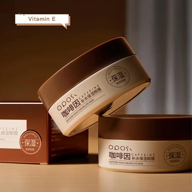 Патчи для глаз с кофеином и ниацинамидом, омолаживающая маска для лечения темных кругов, отечности, морщин, увлажнения, укрепления кожи под глазами, 60 шт.