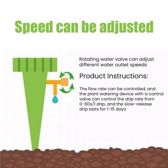 10 шт. Регулируемые шипы для самополива, вставки в горшки, шипы для капельного полива, автоматические инструменты для полива растений, подходят для пластиковых бутылок с водой