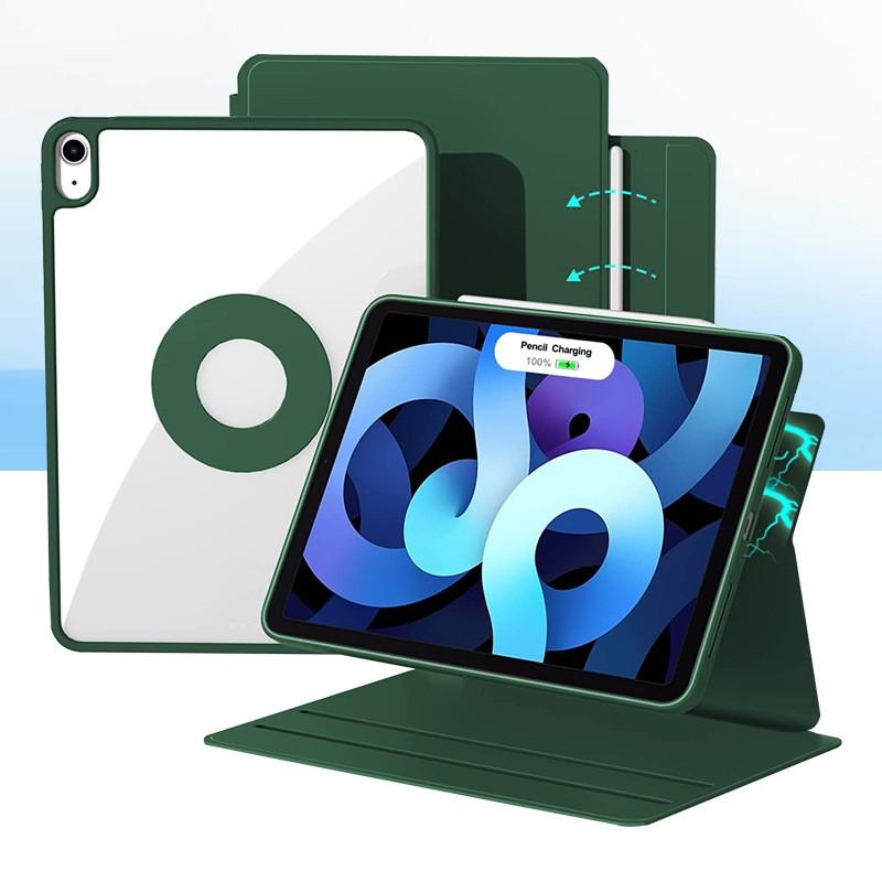 360 Rotating IPad Case With Pencil Holder Air 5 10 Luxury Flip Cover