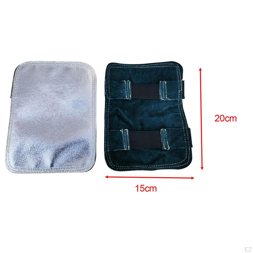 Алюминиевая задняя сварочная накладка, кожаная накладка для сварки,