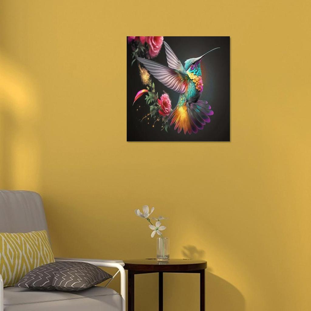 Frame Painting By Numbers Kits Animals Bird Acrylic Paint On Canvas Painting For Home Decors 40x40