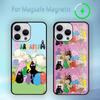 Чехол для телефона Barbapapa с рисунком из мультфильма для iPhone 15 14 13 12 11 Plus Pro Max Magsafe с магнитной беспроводной зарядкой