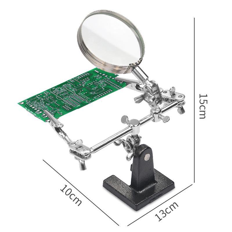 Mobile Phone PCB Circuit Board Repair Clamp with Magnifying Glass
