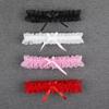 Women Sexy Bow Lace Leg Ring Lingerie Floral Garters Belt Bowknot Loop Wedding Bridal Cosplay Lolita Girl Stocking Suspender