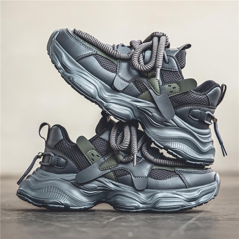 Мужская летняя дышащая сетчатая повседневная обувь, модные универсальные кроссовки с толстой подошвой и нескользящей подошвой, модные кроссовки для бега Zapatillas De Deporte