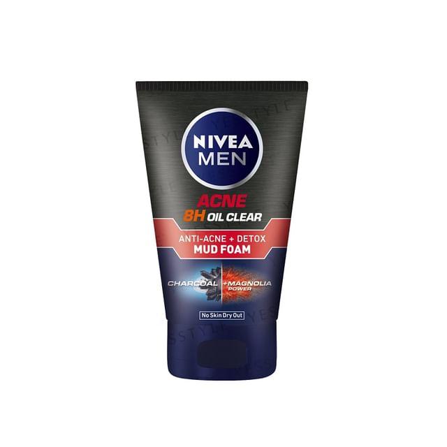 Nivea Мужская пенка для умывания с глиной 8H Oil Clear
