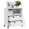 VIKEN Bookshelf White 80 x 40 x 90 cm Engineered Wood