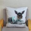 Наволочка для домашней спальни с милым принтом шнауцера, декор для подушки