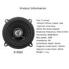 1 Pair 4/5/6.5/6*9 Inch HiFi Car Audio Coaxial Speaker Vehicle Door Audio Music Stereo Full Range Frequency Automobile Speakers