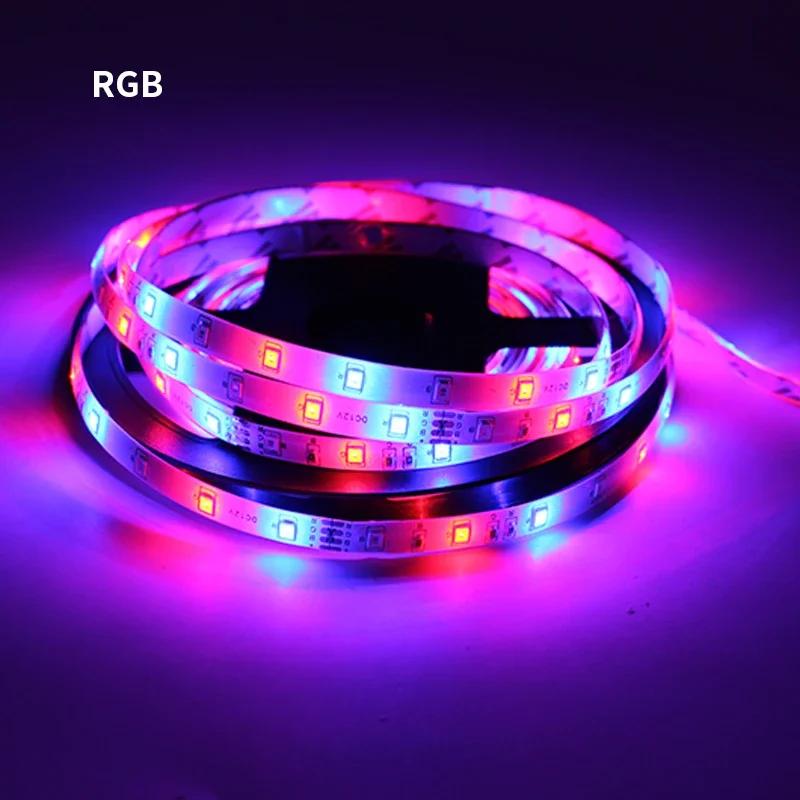 Waterproof LED Strip 12V RGB Strip Light 1M 2M 3M 4M Flexible Tape Lamp 2835 TV Backlight Light Ribbon Lamp For Room Decoration