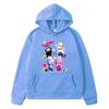 Labubu Autumn Print Kawaii Hoodies Fleece Sweatshirt Cartoon Pullover  Boys Anime Hoodie Jacket Y2k Sudadera Kids Clothes Girls