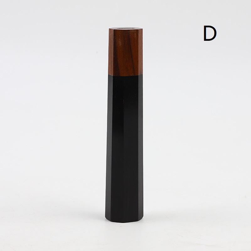 Восьмиугольная рукоятка для ножа DIY, полуфабрикат, ручная работа, материал для ножа из дамасской стали, рукоятка для кухонного ножа