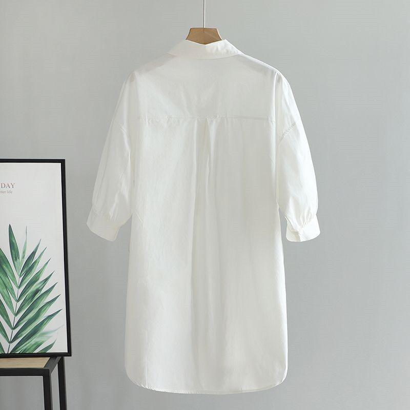 Летняя мода незаменима: Женское платье-рубашка средней длины с кулиской на талии и струящимся подолом, повседневное и шикарное