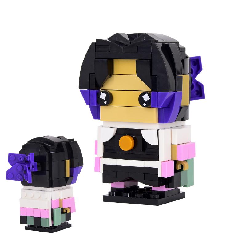Набор MOC Кирпичи Мультфильм Фильм BrickHeadsed Модель DIY Фигурки Действия Сцена Строительные Блоки Игрушки Для Детей Подарок