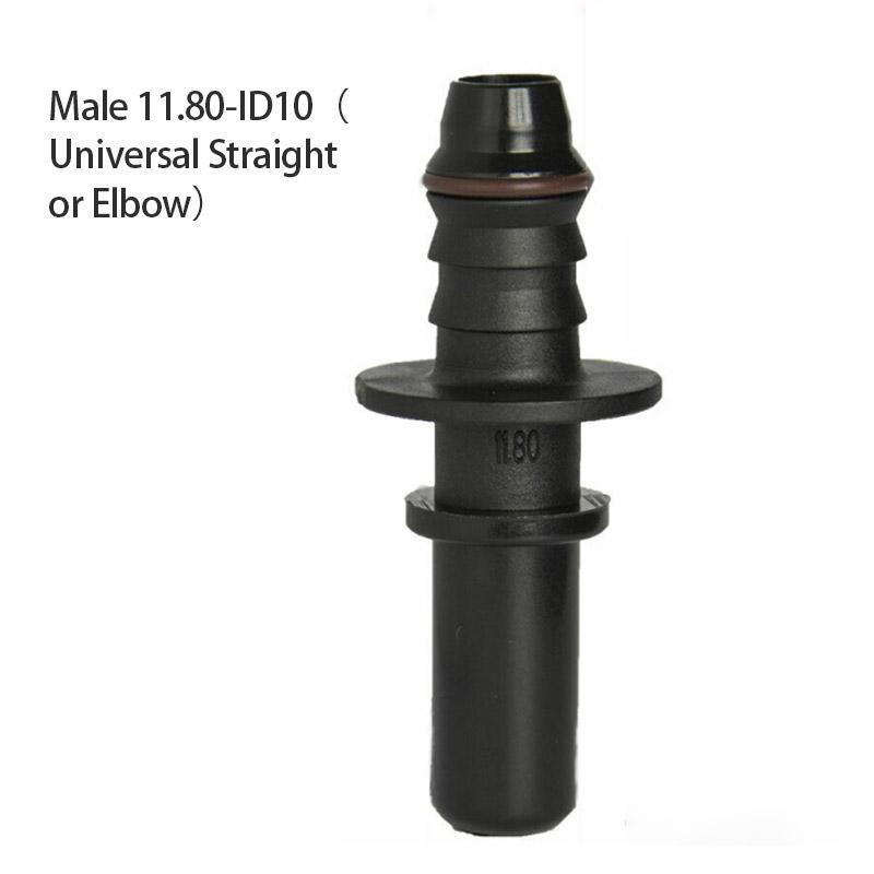 Auto Fuel Line Hose Coupler ID6 7.89 9.89 ID10 11.80 Nylon Rubber Oil Coupler Car Fuel Quick Release Connector Line Hose Parts