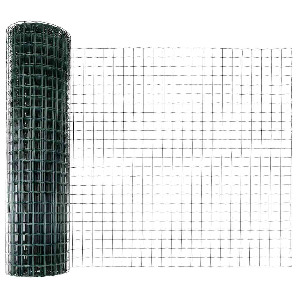 Euro Fence Green 1 x 10 m PVC coated iron