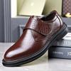 2024 осень новые мужские деловые кожаные туфли мужские британские заостренные на липучке мужские туфли рабочие туфли мужские 188
