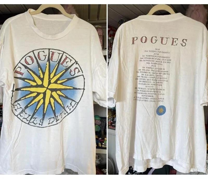 VIntage Style The Pogues Band Hells Ditch Shirt Unisex S-5XL AR529 Unisex T-Shirt