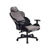 Woxter Stinger StationTitan Dark Chaise de gaming de bureau (gamer, axe acier, levage au gaz, tissu anti-taches, ergonomique,