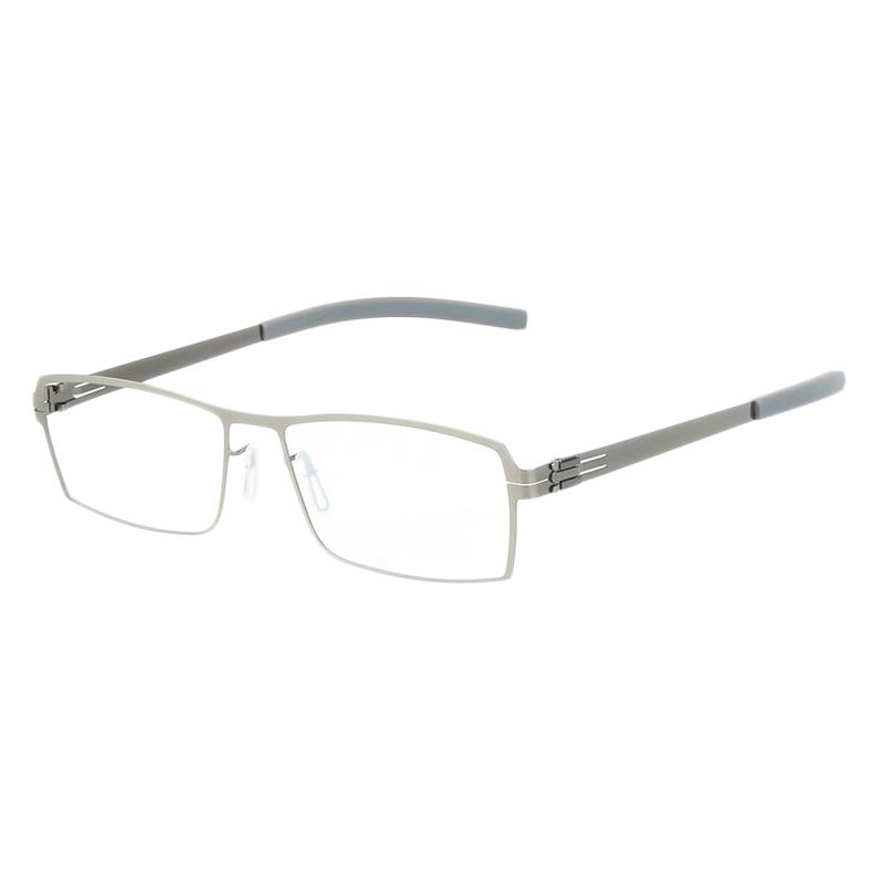2024 Мужские очки из Германии без винтов, квадратная оправа из нержавеющей стали, 5085S, сверхлегкие, высокоэластичные, деловые очки
