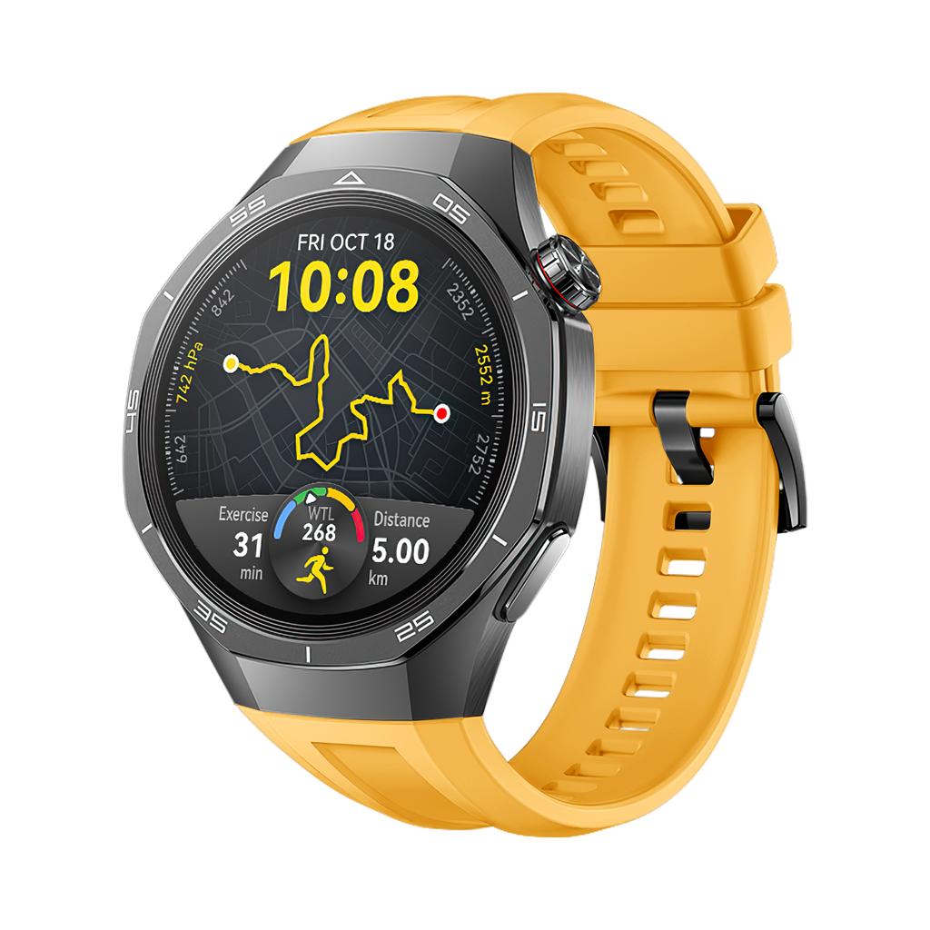 22 мм ремешок для смарт-часов Huawei Watch GT 5 Pro 46 мм официальный силиконовый браслет для Huawei Watch GT 5 Pro мягкий спортивный ремешок