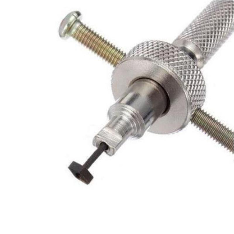 Инструмент для ремонта дверного замка, набор отмычек, инструмент для домашнего ремонта, съемник дискового замка с длинной ручкой для аксессуаров техника по ремонту