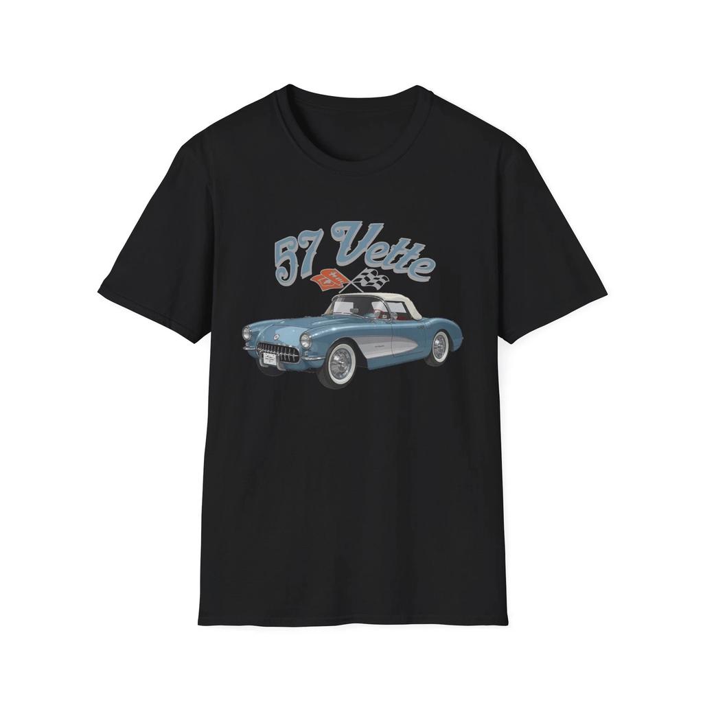 57 Vette Corvette T-Shirt | Classic 1957 Car Graphic