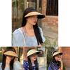 Elegant Widebrim Womens Straw Hat For Sun Protection And Shield Uv