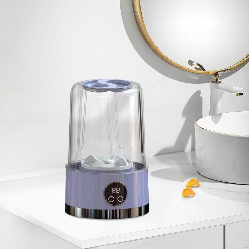 Стиральная машина для нижнего белья Автоматический слив Мини-стиральная машина Глубокая очистка Перезаряжаемая Очиститель для кистей для макияжа