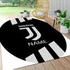 Custom Name Juventus Badge Carpet Rug Customizable Soft Washable Anti-Slip Home Living Room Sofa Mats Personalized Rug. 0909226