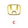 1Pc ABS Auto Front Grille Trunk Emblem Logo For Honda Civic Accord Jazz CRV BRV HRV Insight Pilot Passport TYPE-R Accessories AS9