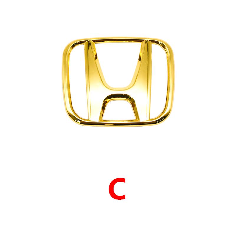 1Pc ABS Auto Front Grille Trunk Emblem Logo For Honda Civic Accord Jazz CRV BRV HRV Insight Pilot Passport TYPE-R Accessories AS9