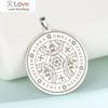 3pcs Tetragrammaton Amulet Pendant For Necklace Angel Magic Amulet Talisman Pentagram Of Solomon Necklaces Accessories
