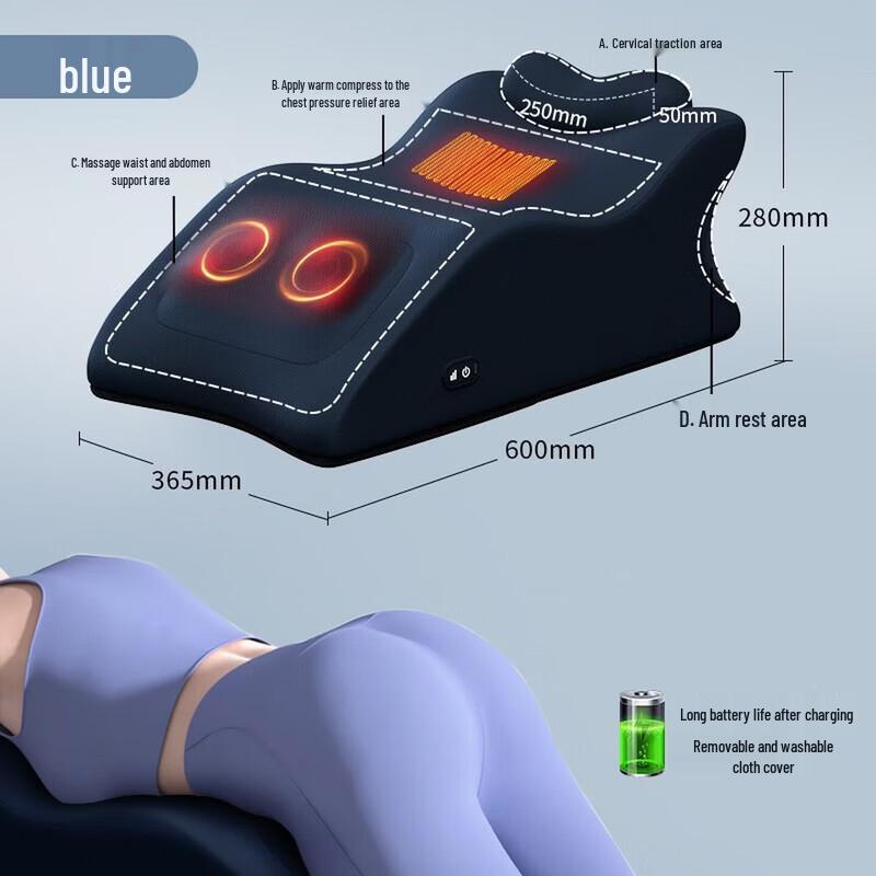 AUX Multi-functional Rechargeable Massage Pillow CN plug (adapter included)