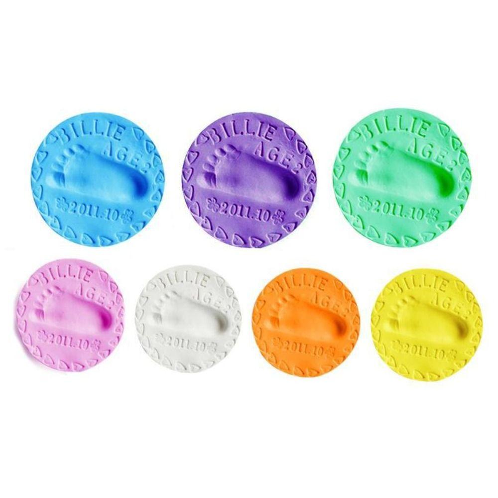 Пластичность Глина и Тесто Пластилин Обучение Отпечаток Ноги Грязь Глина Пушистый Отпечаток Руки Новорожденного