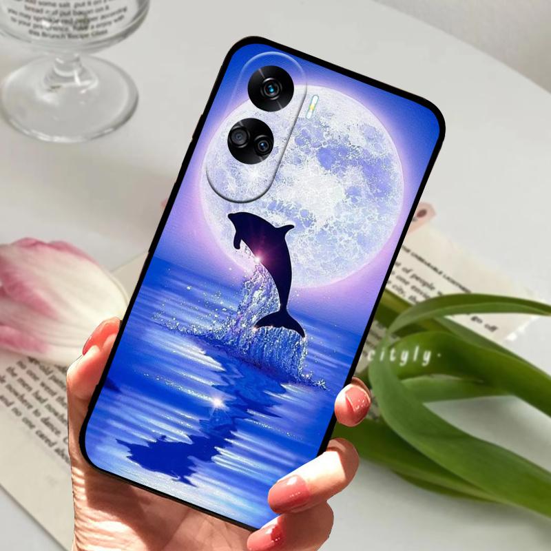 Для Чехол Honor 90 Lite Чехол Волк Лев Силиконовая Задняя Крышка Чехол для Телефона для Honor 90 Lite 5G Мягкий Чехол Honor 90Lite 90 Light Funda