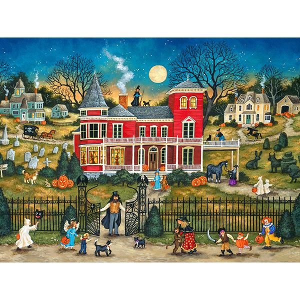 Алмазная картина Хэллоуин, полная квадратная дрель, мультяшная вышивка, набор для вышивки крестом, тыква, горный хрусталь, картина, домашний декор