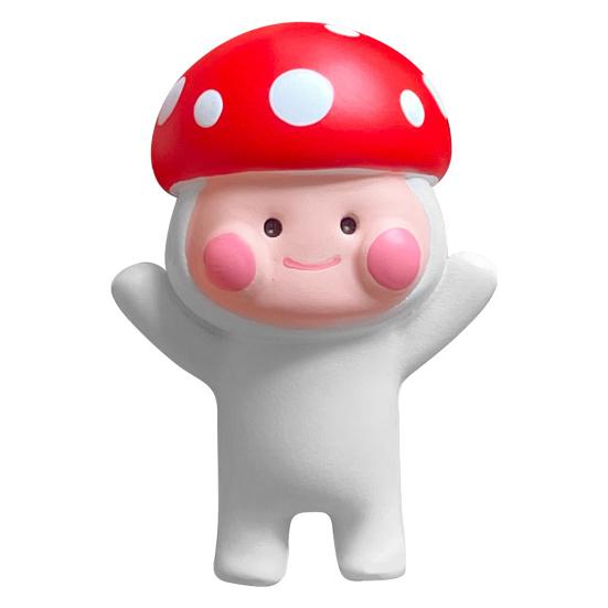 Красный гриб в форме магнита на холодильник наклейка фото стены 3D Смола магнитная съемная наклейка на холодильник Декор на холодильник