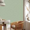 Retro geometric decorative leaves wallpaper for living room and bedroom 50x1000