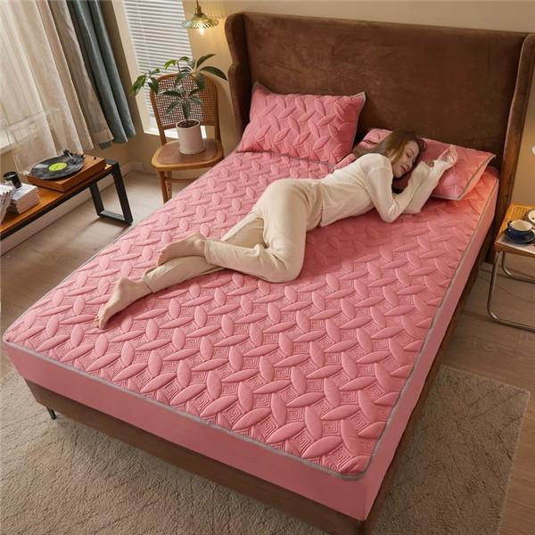 1 шт., стеганая простыня, наматрасник с резинкой, противоскользящая простыня, утолщенное покрывало, защитный чехол для белья