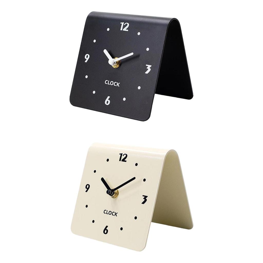 Minimalist Tabletop Desk Clock Acrylic Silent Analog Design for Modern Bedroom Shelf Bedside Home Decoration