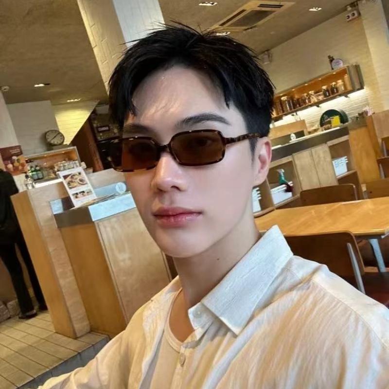 Sexy Small Rectangle Sunglasses Women Vintage Brand Designer Leopard Sun Glasses Men Shades Female Eyewear UV400