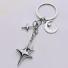 New Star Moon Keychain Pendant, Couple Bag Pendant, Cute Backpack Accessory.