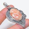 Sunstone Handmade 925 Sterling Silver Jewelry Pendant 2.60" f8T12