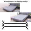 2Pcs Lengthen Sheet Bed Adjustable Suspenders Crisscross Band Straps Grippers Mattress Duvet Elastic